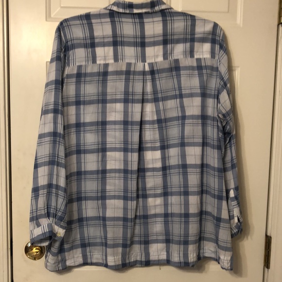 🎉HP🎉 Lane Bryant Venezia semisheer button down shirt, size 14/16. - Picture 8 of 8